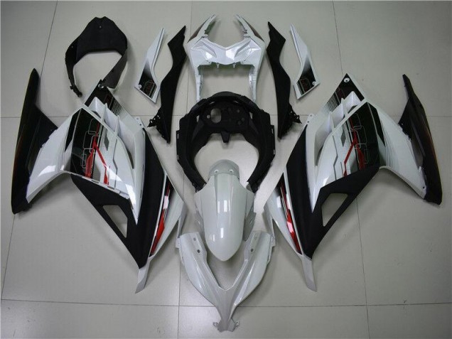 Großhandel EX300 2013-2016 Motorrad Verkleidungen - Weiß Schwarz