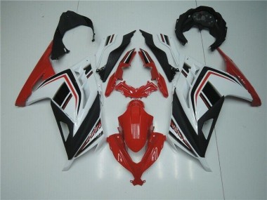 Großhandel EX300 2013-2016 Motorrad Verkleidungen - Rot Weiß Schwarz