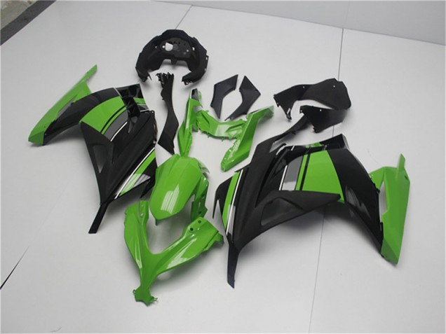Großhandel EX300 2013-2016 Motorrad Verkleidung - Grün Schwarz