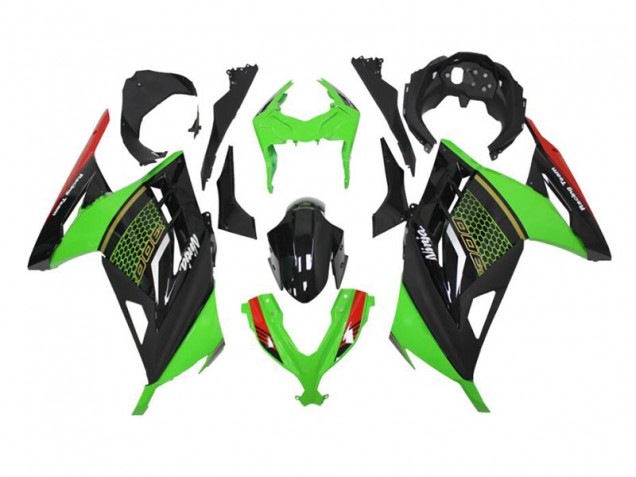 Großhandel EX300 2013-2016 Motorrad Verkleidungen - Grün Schwarz Großhandel EX300 2013-2016 Motorrad Verkleidungen - Grün Schwarz