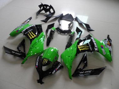 Großhandel ZX 300R 2013-2016 Motorrad Verkleidungen - Grünes Monster