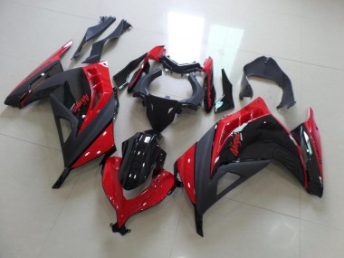 Großhandel ZX 300R 2013-2016 Motorrad Verkleidungen - Rot Schwarz
