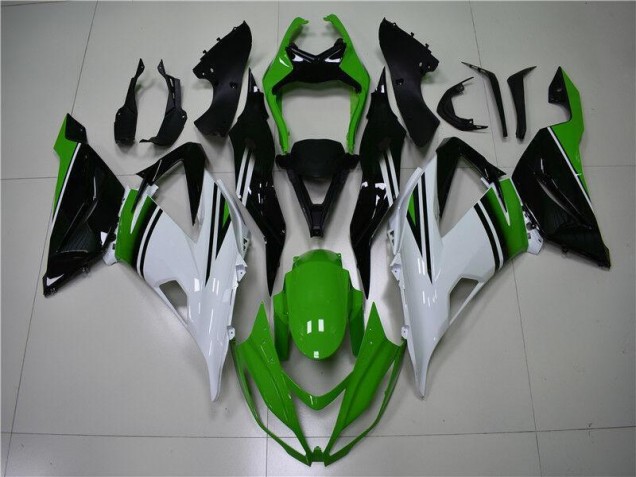 Großhandel ZX6R 2013-2018 Motorrad Verkleidungen - Grün Weiß Schwarz Großhandel ZX6R 2013-2018 Motorrad Verkleidungen - Grün Weiß Schwarz