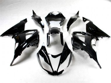 Großhandel ZX6R 2013-2018 Motorrad Verkleidungen - Glänzend Schwarz