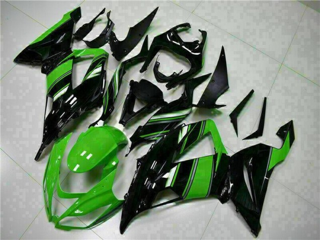 Großhandel ZX6R 2013-2018 Motorrad Verkleidungen - Schwarz Grün Großhandel ZX6R 2013-2018 Motorrad Verkleidungen - Schwarz Grün