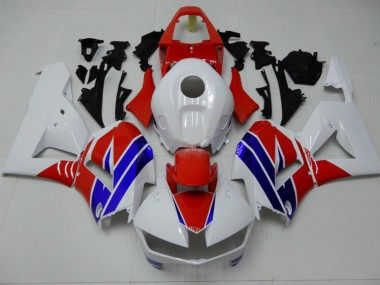Großhandel CBR 600 RR 2013-2023 Motorrad Verkleidungen - Weiß Blau Rot