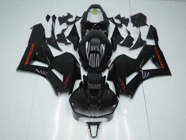 Großhandel CBR 600 RR 2013-2023 Motorrad Verkleidungen - Glänzend Schwarz mit rotem Aufkleber
