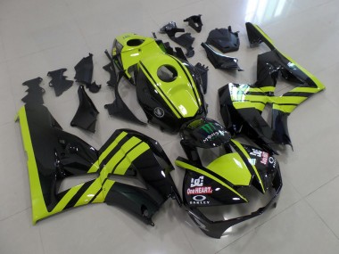 Großhandel CBR 600 RR 2013-2023 Motorrad Verkleidungen - Grün Schwarz