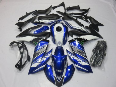 Großhandel R3 2015-2022 Motorrad Verkleidungen - Monster Blau