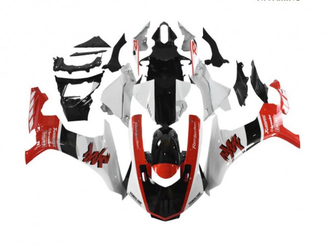 Großhandel R1 2015-2019 Motorrad Vollverkleidung - Rot Weiß