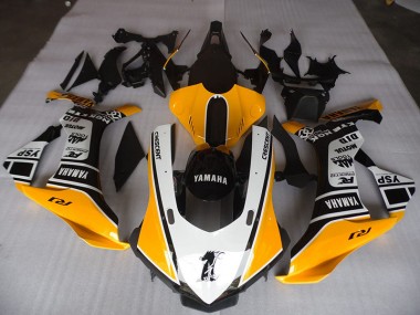 Großhandel R1 2015-2019 Motorrad Verkleidungen - Gelb Weiß Schwarz