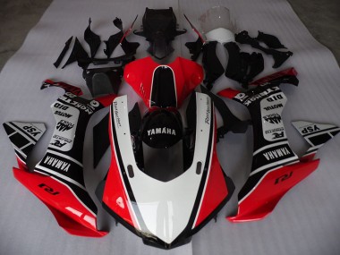 Großhandel R1 2015-2019 Motorrad Verkleidungen - Rot Weiß Schwarz