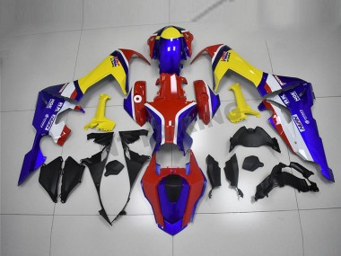 Großhandel CBR 1000 RR 2017-2023 Motorrad Verkleidungen - Blau Gelb Rot