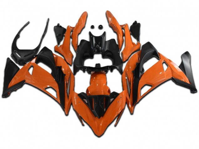 Großhandel EX650 2017-2019 Motorrad Verkleidungen - Orange Schwarz Großhandel EX650 2017-2019 Motorrad Verkleidungen - Orange Schwarz