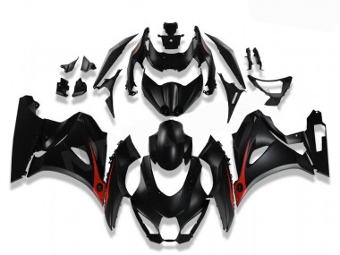 Großhandel GSXR 1000 2017-2023 Motorrad Verkleidungen - Schwarz Rot