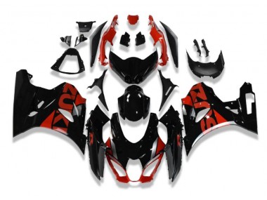 Großhandel GSXR 1000 2017-2023 Motorrad Verkleidung - Schwarz Rot