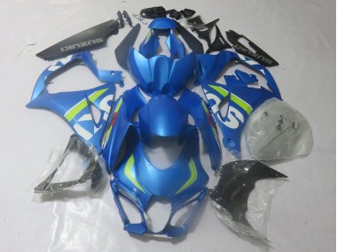 Großhandel GSXR 1000 2017-2023 Motorrad Verkleidungen - Blau Limette