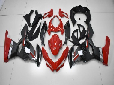 Großhandel EX400 2018-2024 Motorrad Verkleidungen - Rot Schwarz